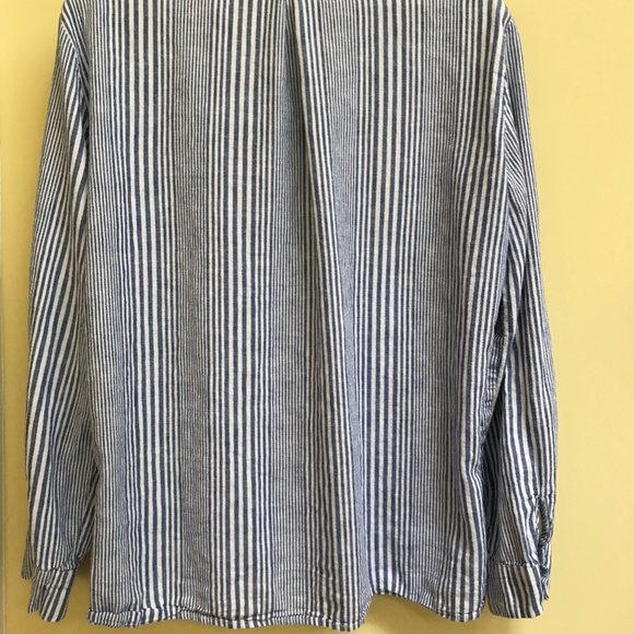 JUST LIVING STRIPED BUTTON DOWN - Picture 6 of 9